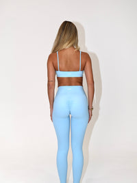 Evoke Scrunch Leggings - Sky Blue