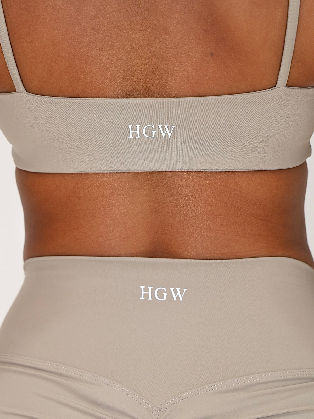 Evoke Crop Top - Taupe