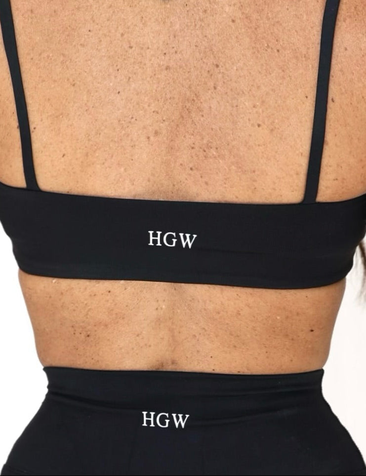 Evoke Crop Top - Black