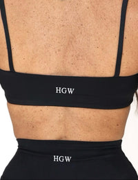 Evoke Crop Top - Black
