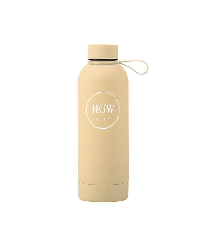 Water Bottle 500ml - Butter Yellow