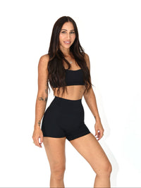 Evoke Crop Top - Black