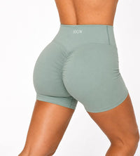Evoke Scrunch Shorts - Sage Green